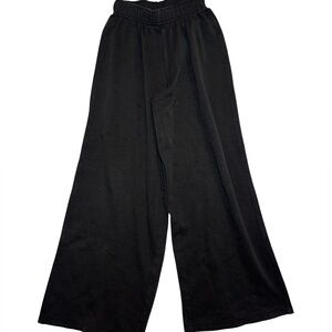 Kids Black Wide-Leg Pants